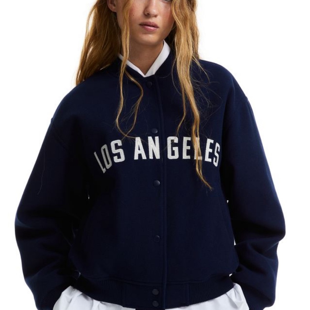 H&M Los Angeles bomber jacket with motif
